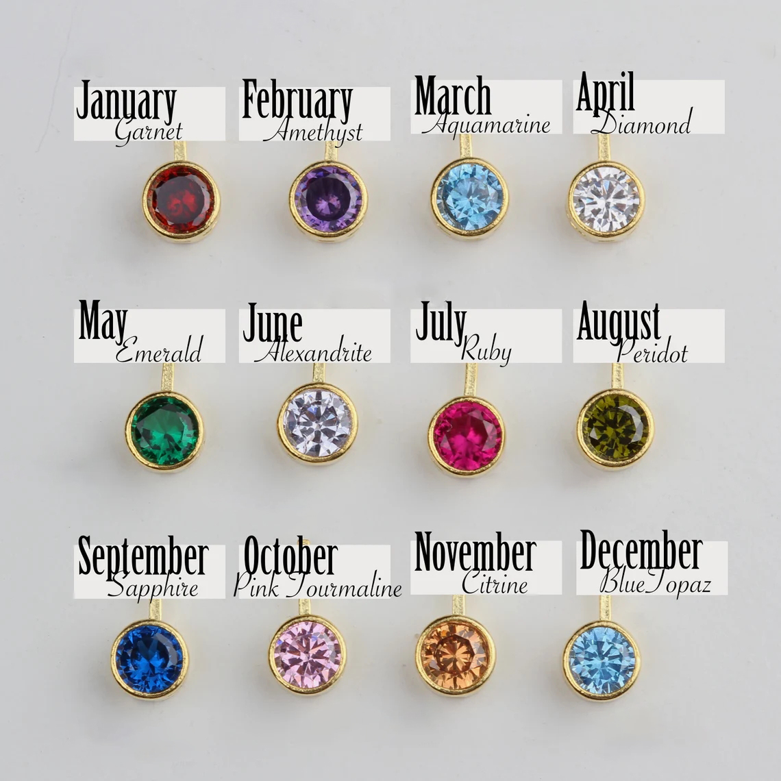 Birth Flower Necklace