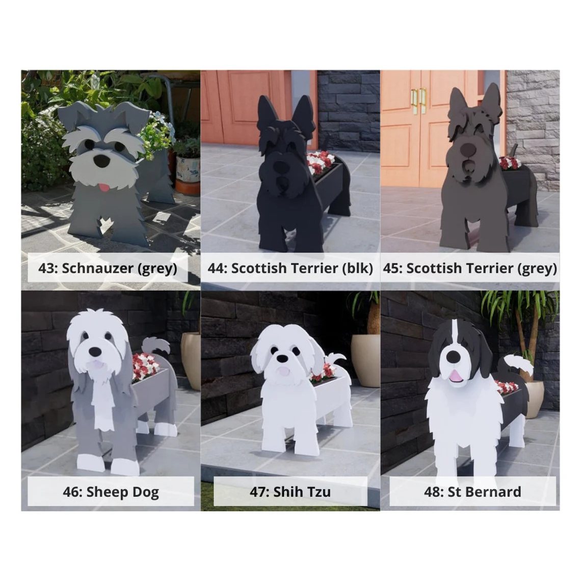 Dog Planters